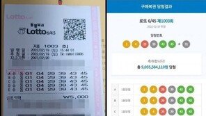 ‘90억 로또’ 인증샷 공개…1명이 1등만 다섯줄 ‘대박’