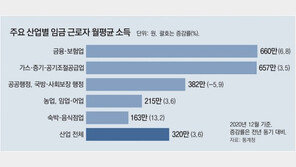 숙박-음식업 근로자 소득 163만원… 전체 평균 절반 그쳐