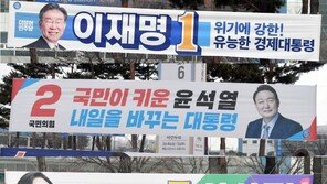‘초밥 10인분’ ‘소 가죽’ 현수막 가능할 듯…선관위 “표현의 자유”