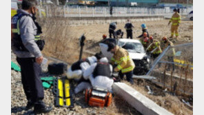 문경서 무궁화호 열차와 승용차 충돌…2명 중상