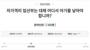 “자가격리 임신부는 대체 어디서 아기를 낳아야 합니까” 靑 청원