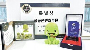 마스코트 ‘랜디’ 굿즈 토이어워드서 수상… 공공캐릭터 유일