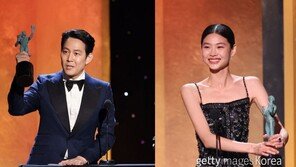 이정재·정호연 남녀주연상…‘오겜’, SAG 거머쥐다