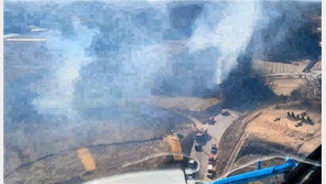 문경서 논두렁 태우다 산불…인명피해 없이 54분 만에 진화