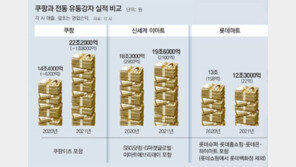 쿠팡, 작년 매출 54% 늘어 22조… 유통강자 이마트-롯데 제쳐