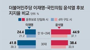 尹으로 단일화때… 安지지층 49%가 尹지지, 24%는 李지지