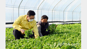 김춘진 aT 사장, 3월 11일 ‘흙의 날’ 앞두고 친환경 농가 방문