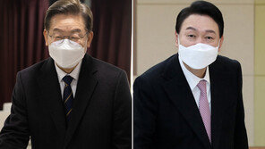 이재명 “촛불 든 국민 생각”…윤석열 “새희망 찾는 투표”