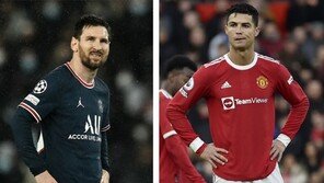 메시-호날두, 올해 들어 1골씩만… ‘주연’ 내줄 때 왔나