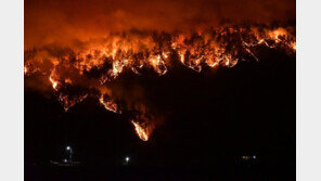 동해안 산불 이틀째…일출 동시 헬기 총동원 진화 작업 본격 재개