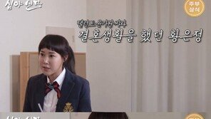 황은정 “윤기원과 이혼후 극단적 생각, 결혼 깨고 싶었지만…”