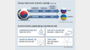 “러 공사대금 300억 묶여 협력사도 고통” 中企 한숨 