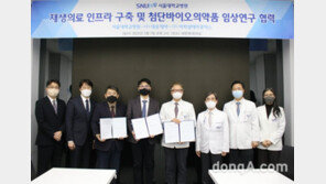 대웅제약·아피셀테라퓨틱스, 서울대병원과 재생의료·첨단바이오 분야 협력