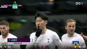 손흥민의 ‘쉿’ 세리머니, 물병 던진 에버턴 팬들 향해 ‘엄지척’까지