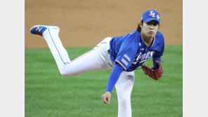 2년새 훌쩍 큰 아기사자 원태인 “김광현과 선발 맞대결 이기겠다”