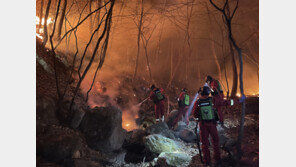 울진산불 진화에 3~4일 정도 더 걸릴 듯…“산세 험해 진입 어려워”