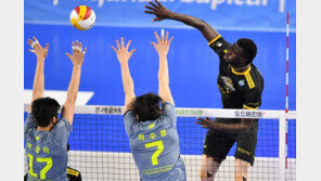 ‘케이타 30득점 폭발’ KB손해보험, 선두 탈환에 한발짝 