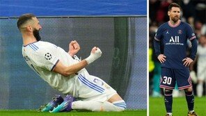 ‘35세 야생마’ 벤제마 해트트릭… 고개 돌려버린 메시