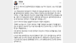 秋 “날 지뢰밭 보내놓고 靑·민주 피크닉”…정철승 “국민외면 당연”