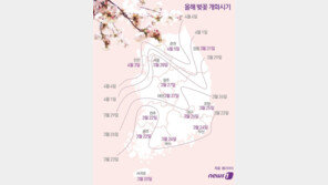 올해도 서울서 ‘3월 벚꽃’…4월같은 날씨에 개화시기 최대 2주 빨라