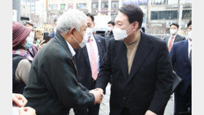 尹 당선인 “전통시장 홍보대사 하겠다…정당한 보상 정부 의무”