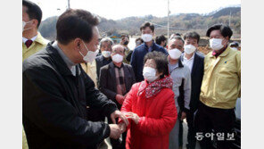 尹 당선인, 산불 피해 울진 재차 방문… ‘민생 소통’ 활발