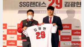 SSG 복귀 김광현 “MLB떠난 아쉬움 전혀 없어”