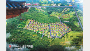 솔향 가득한 고급 전원주택 단지… 시세 대비 저렴