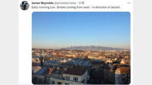 “리비우서 최소 3번 폭발음”…공항 미사일 공격 당한듯