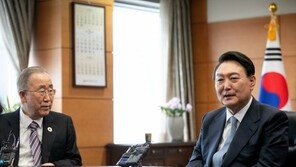 尹 만난 반기문 “한미 동맹 강화 절실…日과의 관계 정상화”