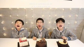 “아기때 얼굴 여전”…삼둥이 대한·민국·만세, 11세 생파 사진 화제