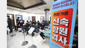 오후 6시까지 전국서 15만7020명 확진…닷새째 감소