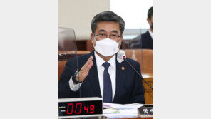 서욱, 尹 방사포 발언 부인…“9·19합의 위반 아니다”