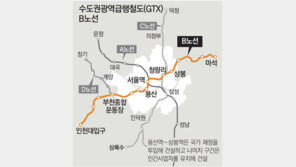 GTX B 사업, 속도 낸다… 용산~상봉 구간 2024년 착공