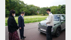 G80 전기차 타는 대통령… 쌍용·수소였다면 어땠을까