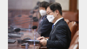 인수위, 법무부 업무보고 취소에…박범계 “크게 다르다고 생각 않는데”