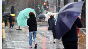 [날씨]내일 오전까지 전국 비…남해안·지리산 ‘시간당 30㎜’ 강한 비