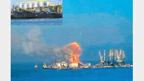 우크라 “러 군함 격침… 러군 일부, 키이우 70㎞ 밖으로 퇴각”