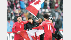 캐나다가 월드컵에… 낯설지만 어느새 FIFA랭킹 33위