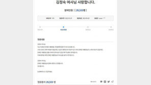 ‘옷값 논란’ 속 “김정숙 여사님 사랑합니다…文대통령 빌려주셔 감사” 청원 등장