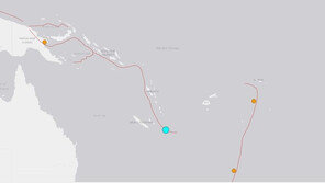 남태평양 뉴칼레도니아 인근 해역서 규모 7 강진