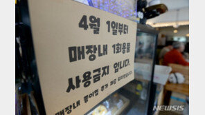 “감염 우려에 일감 늘어” 일회용컵 금지 첫날 업주들 ‘난감’