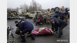 키이우 탈환 선언한 우크라…“러시아 민간인 처형”
