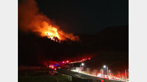 경기 하남 남한산성 인근 야산서 불…당국 진화 중