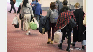 日 정부 전용기로 우크라 피난민 20명 하네다 공항 도착