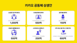 "잘 할 수 있는 걸 하겠다" 3000억 들인 카카오의 상생 해법