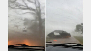 폭풍에 토네이도까지… 미국 남·동부 떨고있다