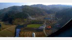 홍천 산불 1시간30분만에 진화…잔디 소각 중 발화 추정