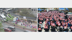민노총 ‘1시간-299명’ 어기고… 서울도심서 4000명 불법집회 