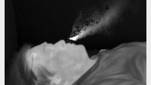 ‘마스크 썼는데 왜 코로나 걸리지?’ 특수카메라로 찍어봤다